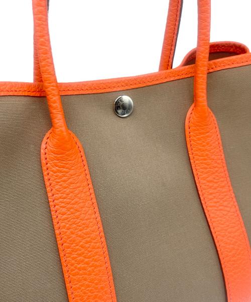 HERMES（エルメス）HERMES (エルメス) ガーデンパーティTPM オレンジ×ベージュ サイズ:TPMの古着・服飾アイテム