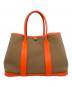 HERMES（エルメス）の古着「ガーデンパーティTPM」｜オレンジ×ベージュ