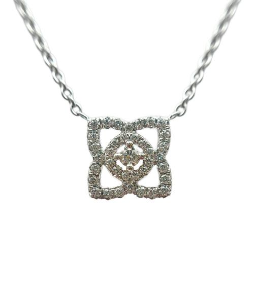 DE BEERS（デビアス）DE BEERS (デビアス) Enchanted Lotus Pavé Diamond Necklace アンシャンテロータスパフェダイヤネックレス J5FK19200W41 サイズ:-の古着・服飾アイテム