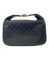 CHANEL (シャネル) レザーカメリアポーチ ブラック：180000円