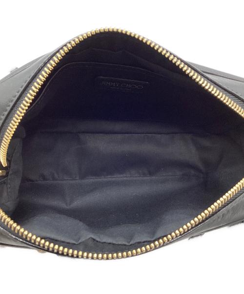 JIMMY CHOO（ジミーチュウ）JIMMY CHOO (ジミーチュウ) ATHINI CAMERA BAG ブラックの古着・服飾アイテム