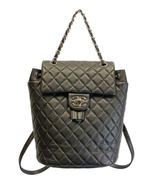 CHANEL（シャネル）CHANEL (シャネル) アーバンスピリットマトラッセリュック/リュック ブラックの古着・服飾アイテム