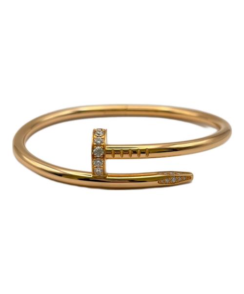 Cartier（カルティエ）Cartier (カルティエ) Juste un Clou bracelet, classic model, diamonds ジュストアンクル ブレスレット クラシック サイズ:15の古着・服飾アイテム