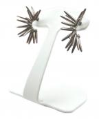 BOTTEGA VENETAボッテガベネタ）の古着「Spike Hoop Earrings スパイクフープピアス」｜シルバー