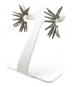 BOTTEGA VENETA（ボッテガベネタ）の古着「Spike Hoop Earrings スパイクフープピアス」｜シルバー
