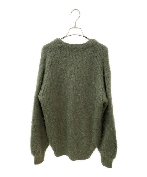 HYKE（ハイク）HYKE (ハイク) モヘアカーディガン グリーン サイズ:3の古着・服飾アイテム