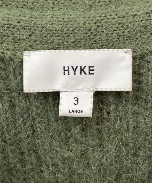 HYKE（ハイク）HYKE (ハイク) モヘアカーディガン グリーン サイズ:3の古着・服飾アイテム