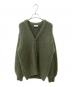 HYKE（ハイク）の古着「モヘアカーディガン」｜グリーン