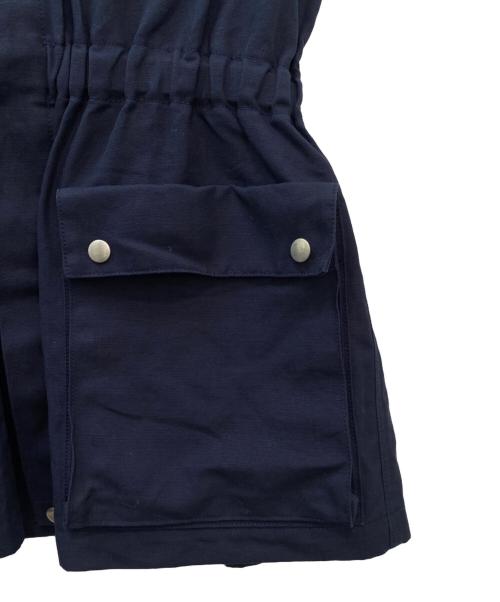 BLAMINK（ブラミンク）BLAMINK (ブラミンク) ノースリーブミリタリージャケット ネイビー サイズ:1の古着・服飾アイテム