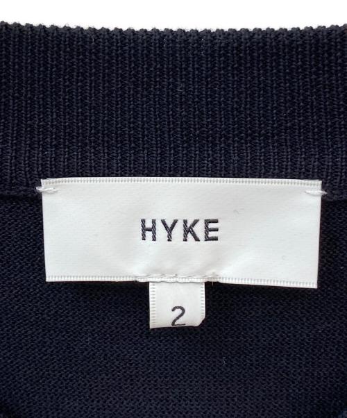 HYKE（ハイク）HYKE (ハイク) レイヤードニット ブラック サイズ:2の古着・服飾アイテム