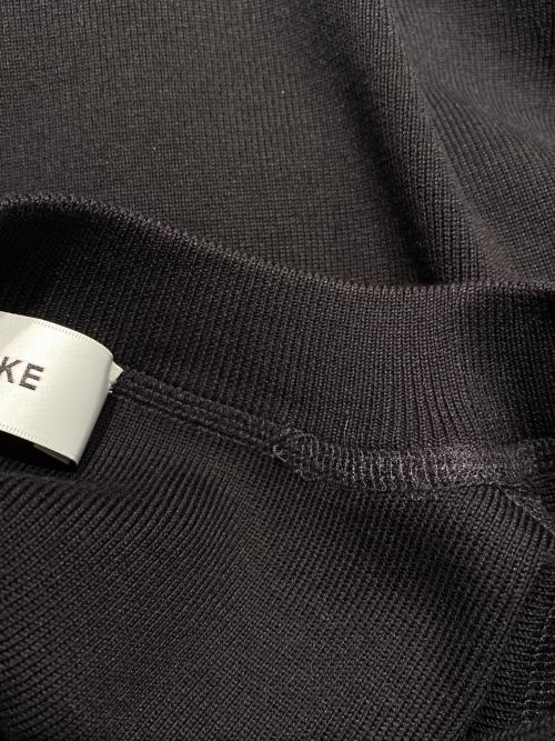 HYKE（ハイク）HYKE (ハイク) CREW NECK CROP TOP ブラック サイズ:Freeの古着・服飾アイテム