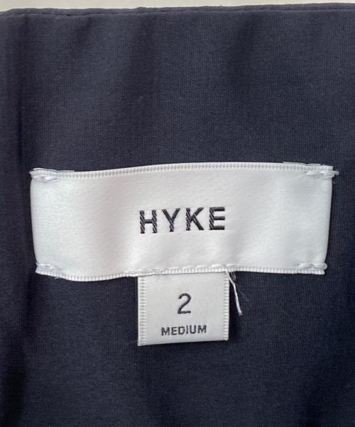 HYKE（ハイク）HYKE (ハイク) AFFETA PLEATED MAXI DRESS ブラック サイズ:2の古着・服飾アイテム