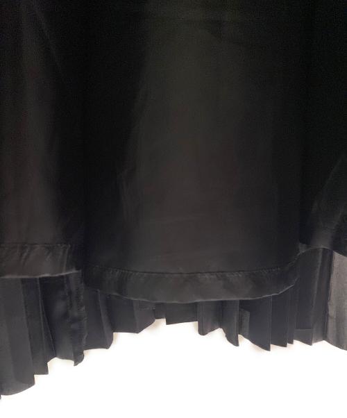 HYKE（ハイク）HYKE (ハイク) AFFETA PLEATED MAXI DRESS ブラック サイズ:2の古着・服飾アイテム