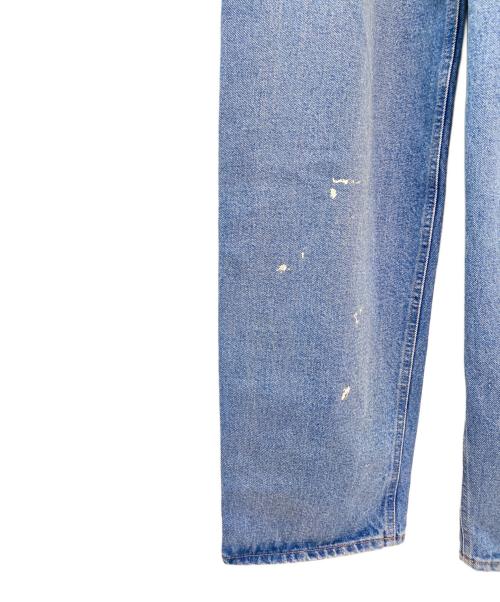 MM6 Maison Margiela（エムエムシックスメゾンマルジェラ）MM6 Maison Margiela (エムエムシックスメゾンマルジェラ) ワイドデニムパンツ インディゴ サイズ:28の古着・服飾アイテム