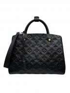 LOUIS VUITTONルイ ヴィトン）の古着「モンテーニュMM」｜ブラック×ゴールド