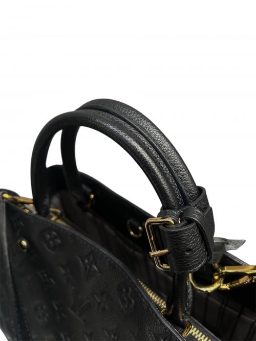 LOUIS VUITTON（ルイ ヴィトン）LOUIS VUITTON (ルイ ヴィトン) モンテーニュMM ブラック×ゴールド サイズ:MMの古着・服飾アイテム