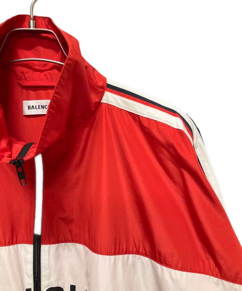 BALENCIAGA（バレンシアガ）BALENCIAGA (バレンシアガ) Zipped Lightweight Jacketトラックスーツポプリンジャケット ネイビー サイズ:34の古着・服飾アイテム