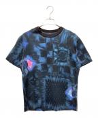 LOUIS VUITTONルイ ヴィトン）の古着「SOLT PRINT TEE(ソルトプリントTシャツ)」｜ブルー