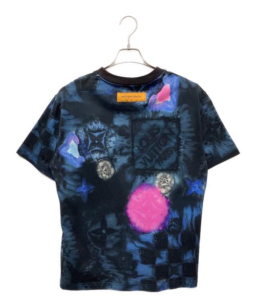 LOUIS VUITTON（ルイ ヴィトン）LOUIS VUITTON (ルイ ヴィトン) SOLT PRINT TEE(ソルトプリントTシャツ) ブルー サイズ:Mの古着・服飾アイテム