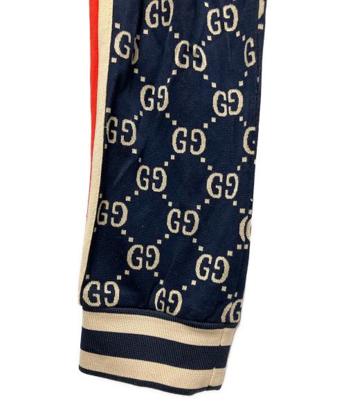 GUCCI（グッチ）GUCCI (グッチ) GGジャガートジョギングパンツ ネイビー サイズ:XSの古着・服飾アイテム