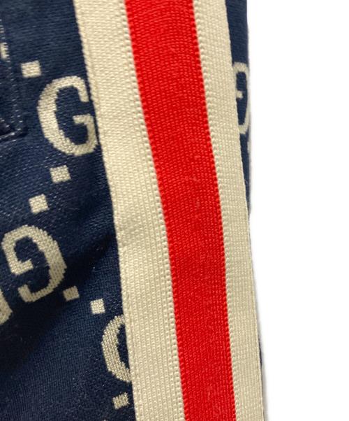 GUCCI（グッチ）GUCCI (グッチ) GGジャガートジョギングパンツ ネイビー サイズ:XSの古着・服飾アイテム