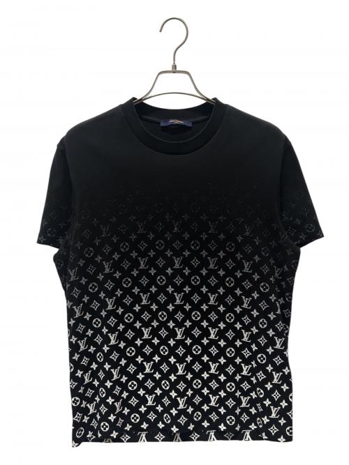 LOUIS VUITTON（ルイ ヴィトン）LOUIS VUITTON (ルイ ヴィトン) モノグラムグラディエントTシャツ ブラック×ホワイト サイズ:Lの古着・服飾アイテム