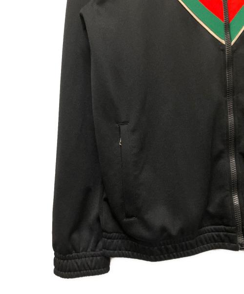 GUCCI（グッチ）GUCCI (グッチ) GGスター オーバーサイズ ジャージー ジャケット ブラック サイズ:Mの古着・服飾アイテム