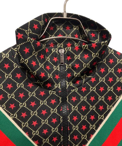 GUCCI（グッチ）GUCCI (グッチ) GGスター オーバーサイズ ジャージー ジャケット ブラック サイズ:Mの古着・服飾アイテム