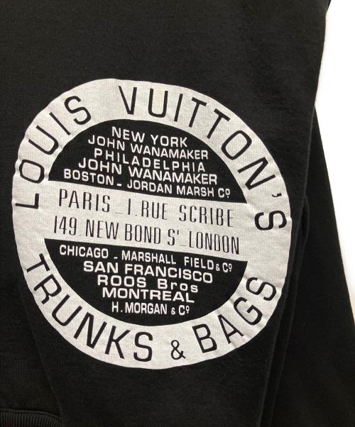 LOUIS VUITTON（ルイ ヴィトン）LOUIS VUITTON (ルイ ヴィトン) LVスタンプ ジップパーカー ブラック サイズ:XLの古着・服飾アイテム