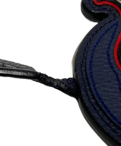 Christian Dior（クリスチャン ディオール）Christian Dior (クリスチャン ディオール) SHAWN STUSSY (ショーン・ステューシー) レザースクエアショルダーバッグ ネイビーの古着・服飾アイテム