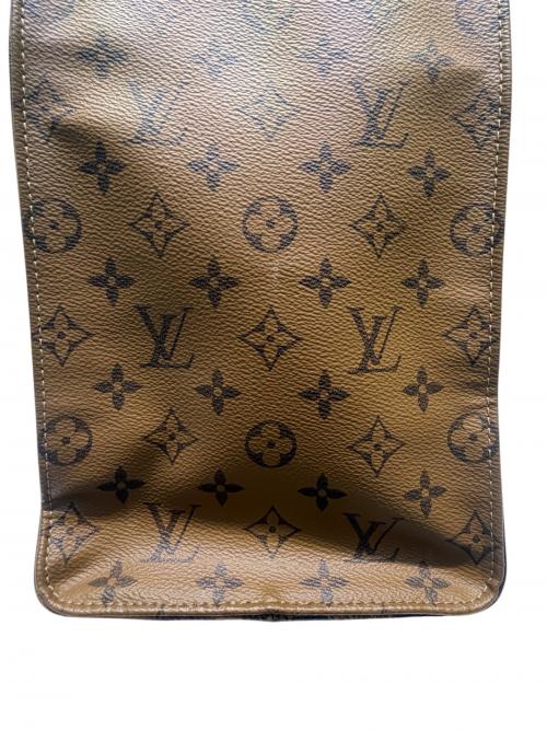 LOUIS VUITTON（ルイ ヴィトン）LOUIS VUITTON (ルイ ヴィトン) オンザゴーGM/ハンドバッグ/トートバッグ/モノグラム・ジャイアント・リバース ブラウン サイズ:GMの古着・服飾アイテム