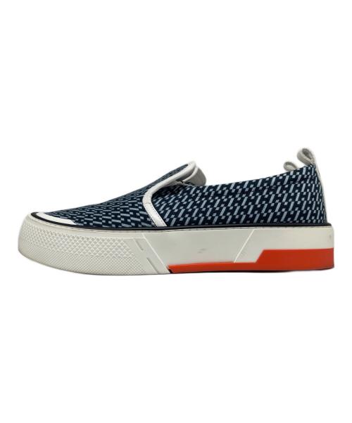 HERMES（エルメス）HERMES (エルメス) グリス バイアスH スリッポン  ネイビー サイズ:41の古着・服飾アイテム