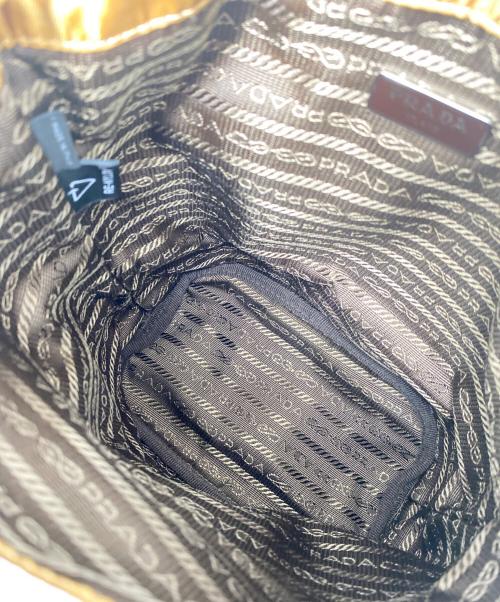 PRADA（プラダ）PRADA (プラダ) ナイロン巾着ポーチ ブラウンの古着・服飾アイテム