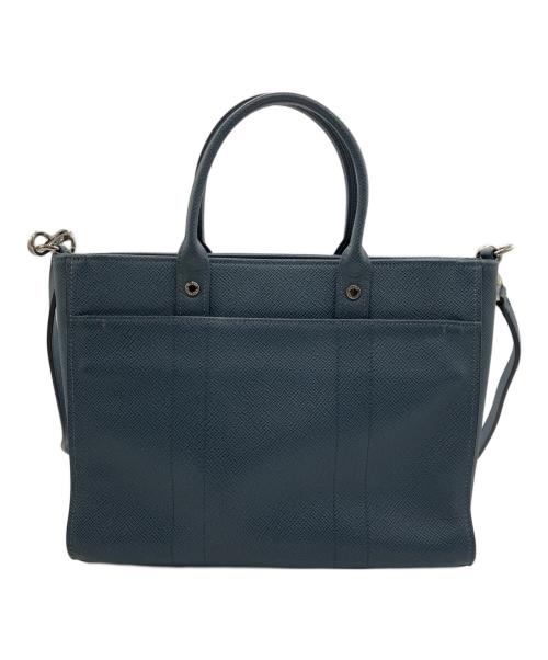 GLOBE-TROTTER（グローブトロッター）GLOBE-TROTTER (グローブトロッター) 2WAYショルダーバッグ ネイビーの古着・服飾アイテム