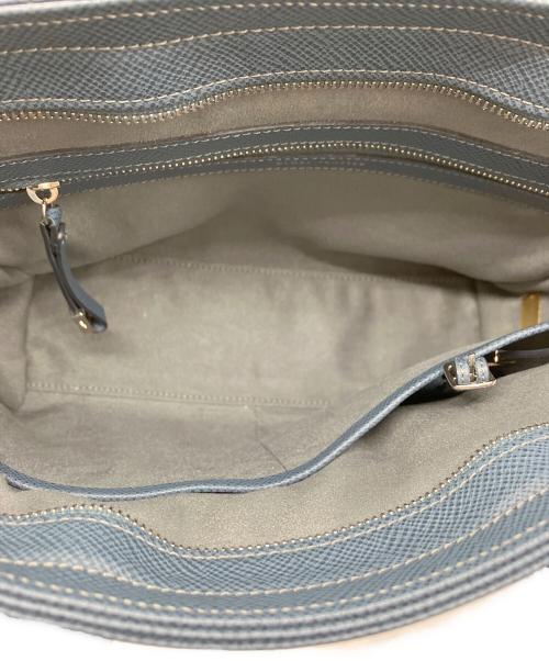 GLOBE-TROTTER（グローブトロッター）GLOBE-TROTTER (グローブトロッター) 2WAYショルダーバッグ ネイビーの古着・服飾アイテム