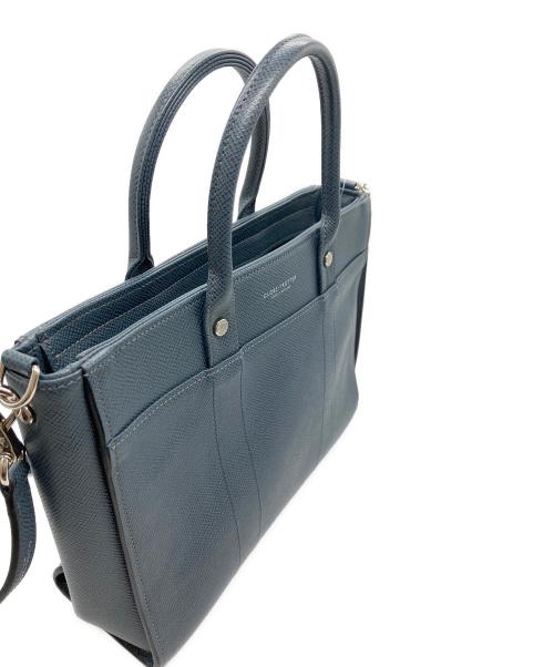 GLOBE-TROTTER（グローブトロッター）GLOBE-TROTTER (グローブトロッター) 2WAYショルダーバッグ ネイビーの古着・服飾アイテム