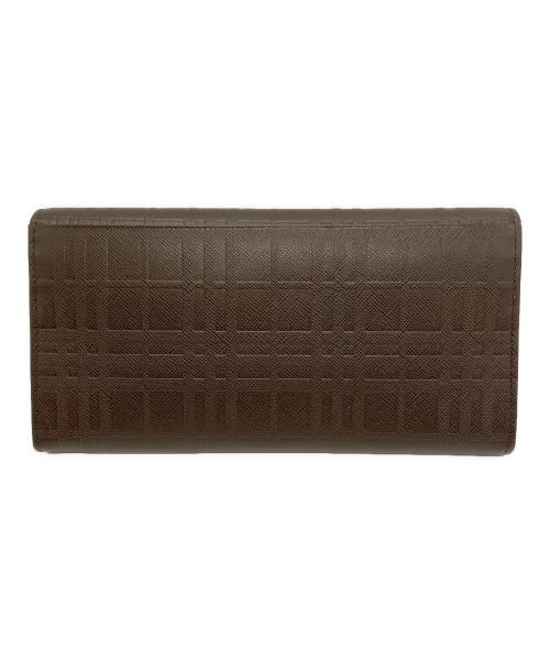 BURBERRY（バーバリー）BURBERRY (バーバリー) 長財布 チョコレートブラウンの古着・服飾アイテム