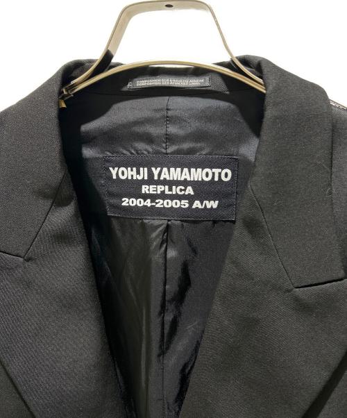 YOHJI YAMAMOTO（ヨウジヤマモト）YOHJI YAMAMOTO (ヨウジヤマモト) ジップテーラードジャケット ブラック サイズ:2の古着・服飾アイテム
