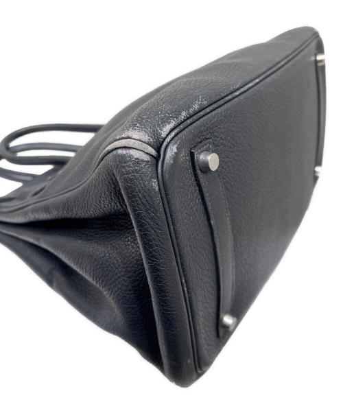 HERMES（エルメス）HERMES (エルメス) バーキン 35 ▢L刻印:2008年 ブラック シルバー金具 ネイビー サイズ:35の古着・服飾アイテム