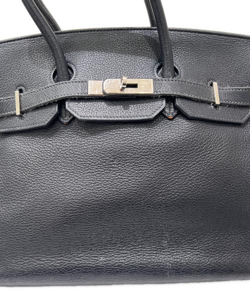 HERMES（エルメス）HERMES (エルメス) バーキン 35 ▢L刻印:2008年 ブラック シルバー金具 ネイビー サイズ:35の古着・服飾アイテム
