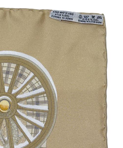 HERMES（エルメス）HERMES (エルメス) BULL＆MOUTH WESTERN COACH OFFICE 「冬の郵便馬車」 カーキ サイズ:90の古着・服飾アイテム