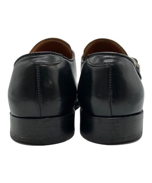Alden（オールデン）ALDEN (オールデン) シングルモンクストラップシューズ ブラック サイズ:6の古着・服飾アイテム