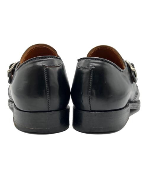 Alden（オールデン）ALDEN (オールデン) シングルモンクストラップシューズ ブラック サイズ:6の古着・服飾アイテム