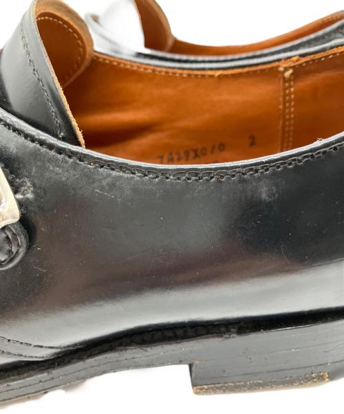 Alden（オールデン）ALDEN (オールデン) シングルモンクストラップシューズ ブラック サイズ:6の古着・服飾アイテム