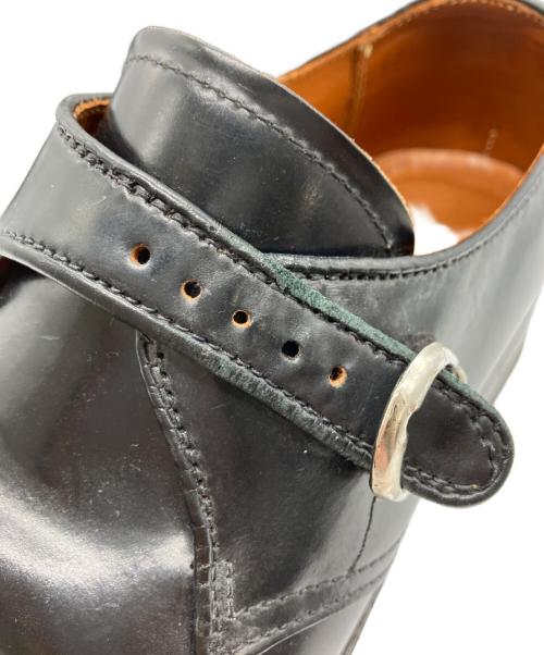 Alden（オールデン）ALDEN (オールデン) シングルモンクストラップシューズ ブラック サイズ:6の古着・服飾アイテム