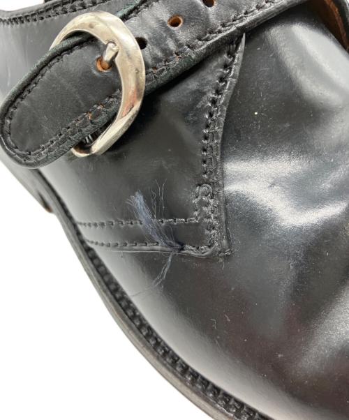 Alden（オールデン）ALDEN (オールデン) シングルモンクストラップシューズ ブラック サイズ:6の古着・服飾アイテム