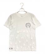 CHROME HEARTSクロムハーツ）の古着「Horseshoe Star Print Tee」｜ホワイト