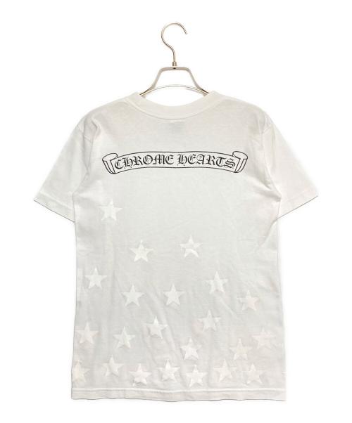 CHROME HEARTS（クロムハーツ）CHROME HEARTS (クロムハーツ) Horseshoe Star Print Tee ホワイト サイズ:Sの古着・服飾アイテム