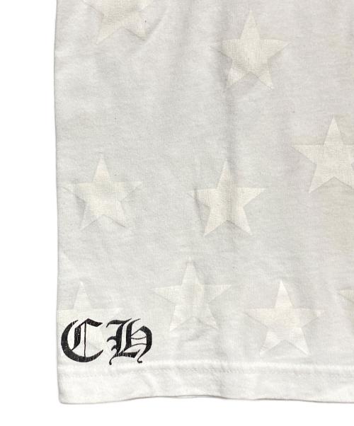 CHROME HEARTS（クロムハーツ）CHROME HEARTS (クロムハーツ) Horseshoe Star Print Tee ホワイト サイズ:Sの古着・服飾アイテム