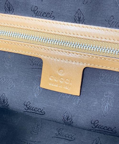 GUCCI（グッチ）GUCCI (グッチ) GGツインズショルダーバッグ ブラウンの古着・服飾アイテム